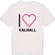Jag älskar Valhall t-shirt stort tryck
