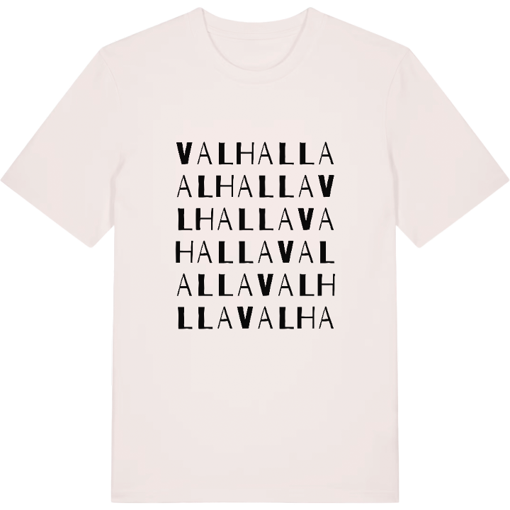 Valhalla ordlek t-shirt – t-shirt från PinShirt