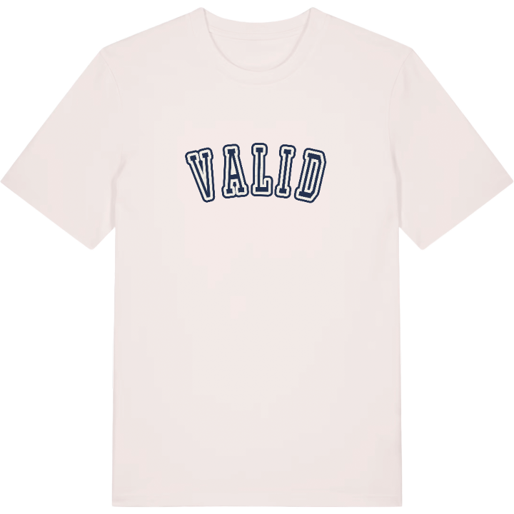Valid college t-shirt – t-shirt från PinShirt