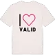 Jag älskar Valid t-shirt stort tryck