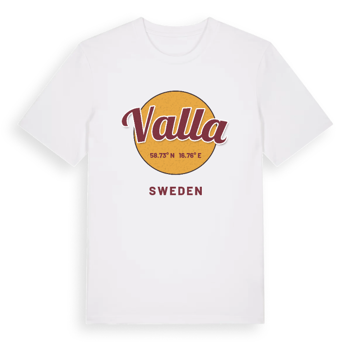 Valla cirkel t-shirt – t-shirt från PinShirt