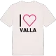 Jag älskar Valla t-shirt stort tryck