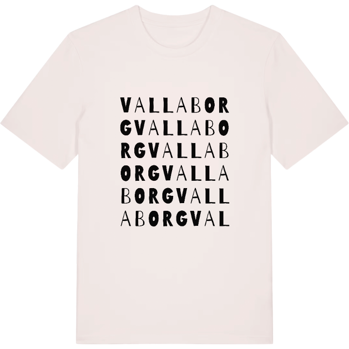 Vallaborg ordlek t-shirt – t-shirt från PinShirt