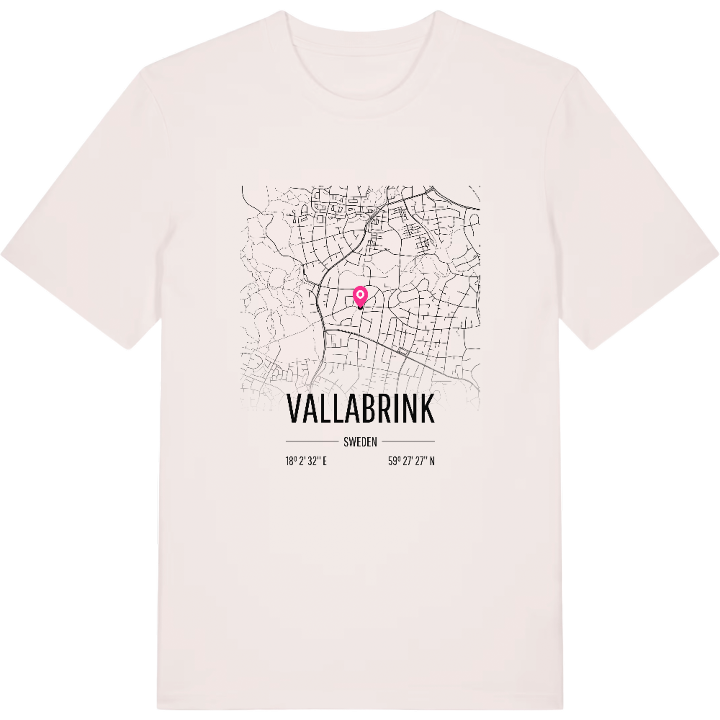 Vallabrink karta t-shirt – t-shirt från PinShirt