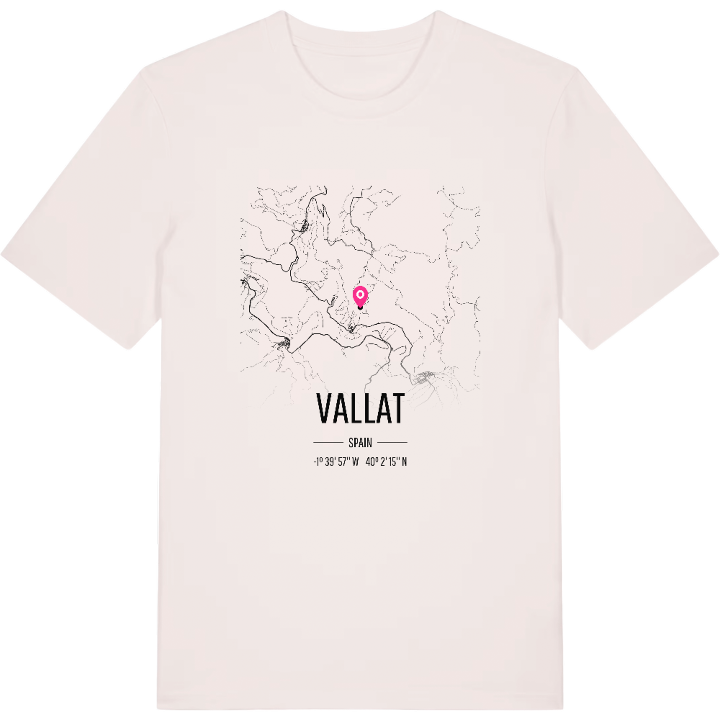 Vallat karta t-shirt – t-shirt från PinShirt