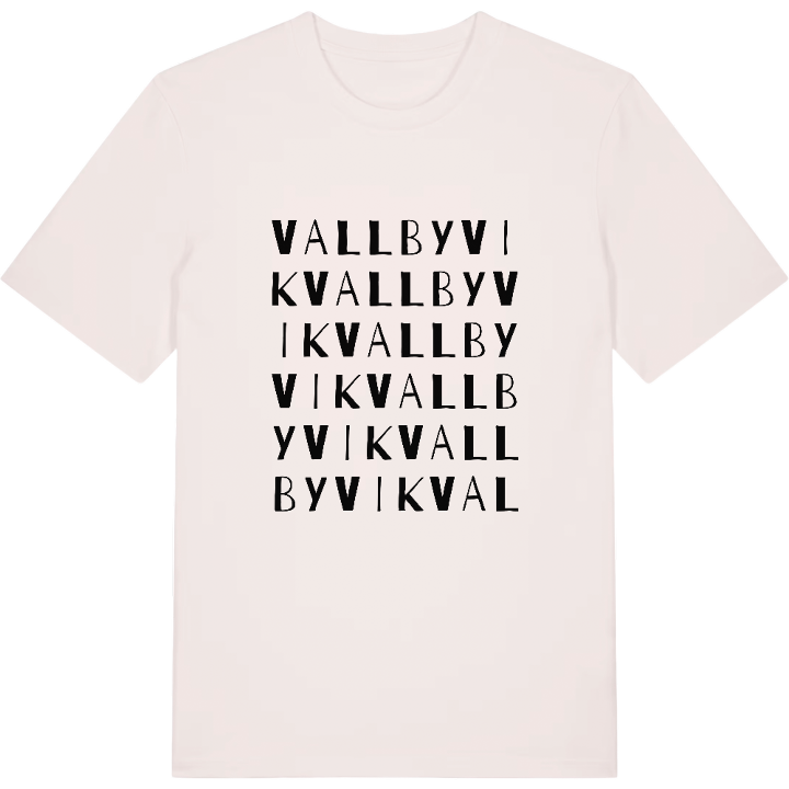 Vallbyvik ordlek t-shirt – t-shirt från PinShirt