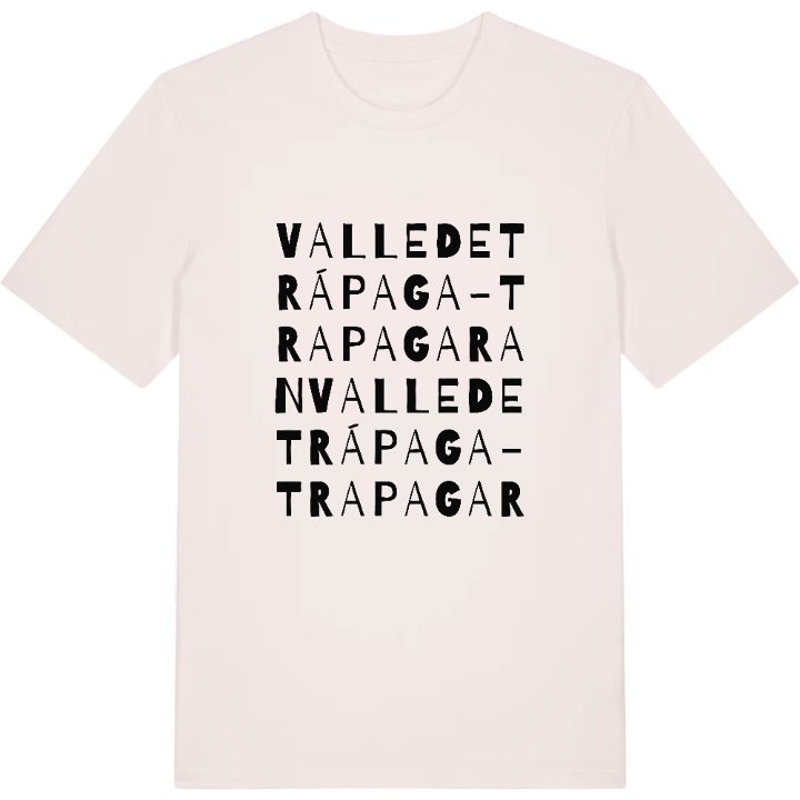 Valle de Trápaga-Trapagaran ordlek t-shirt – t-shirt från PinShirt