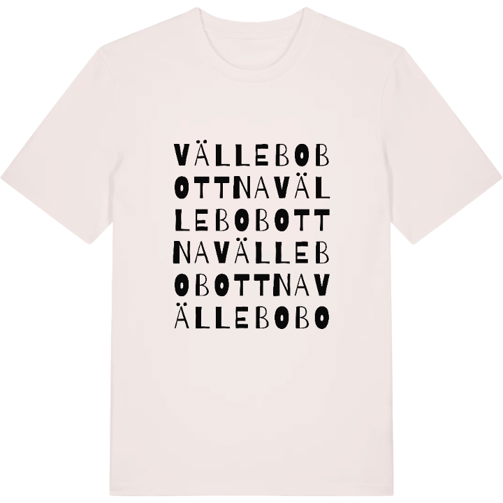 Vällebobottna ordlek t-shirt – t-shirt från PinShirt
