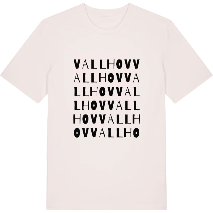 Vallhov ordlek t-shirt – t-shirt från PinShirt