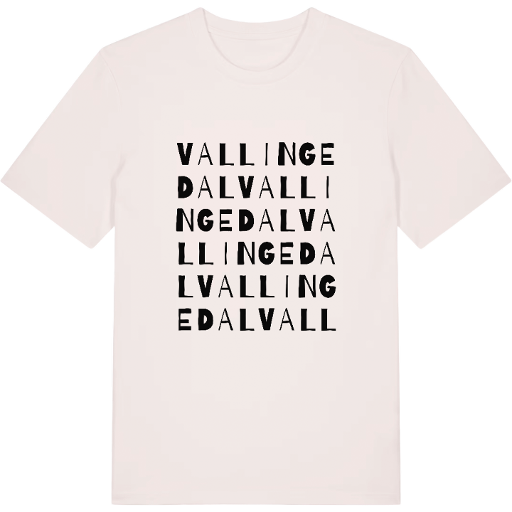 Vallingedal ordlek t-shirt – t-shirt från PinShirt