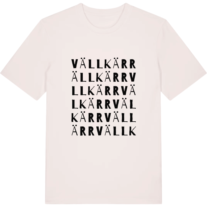 Vällkärr ordlek t-shirt – t-shirt från PinShirt