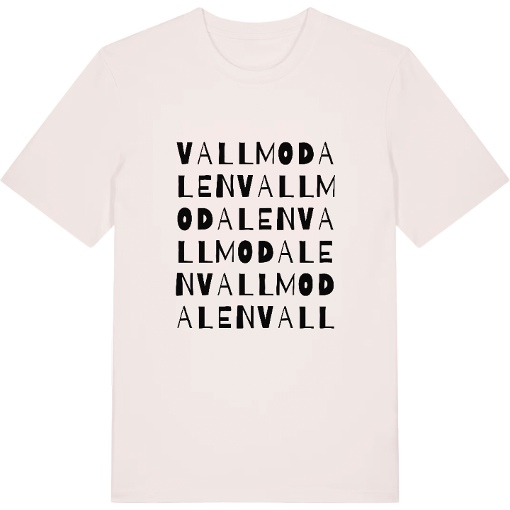 Vallmodalen ordlek t-shirt – t-shirt från PinShirt