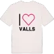 Jag älskar Valls t-shirt stort tryck