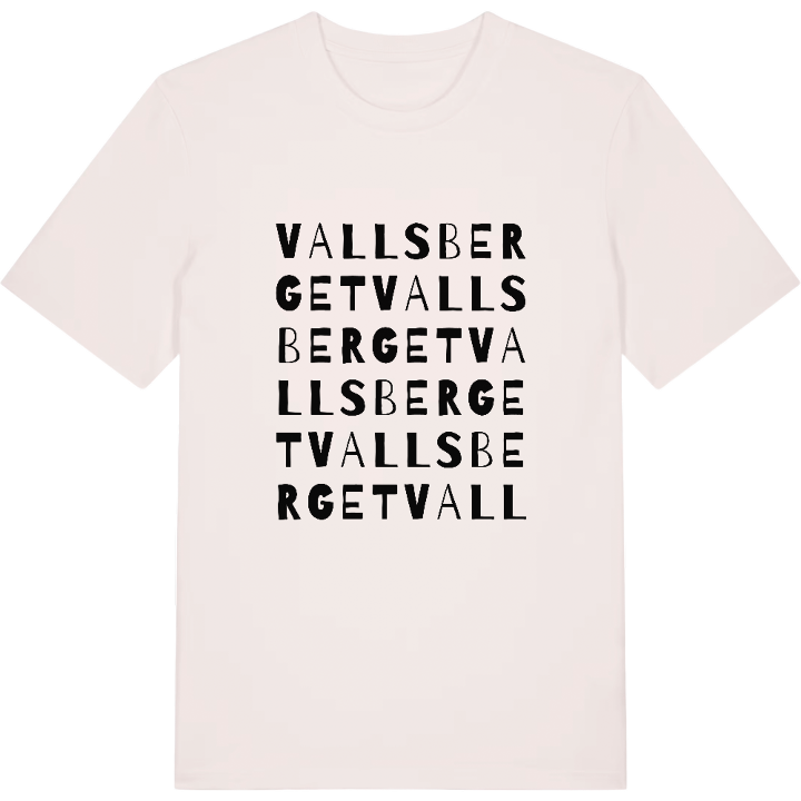 Vallsberget ordlek t-shirt – t-shirt från PinShirt