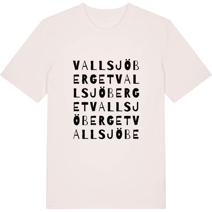 Vallsjöberget ordlek t-shirt – t-shirt från PinShirt