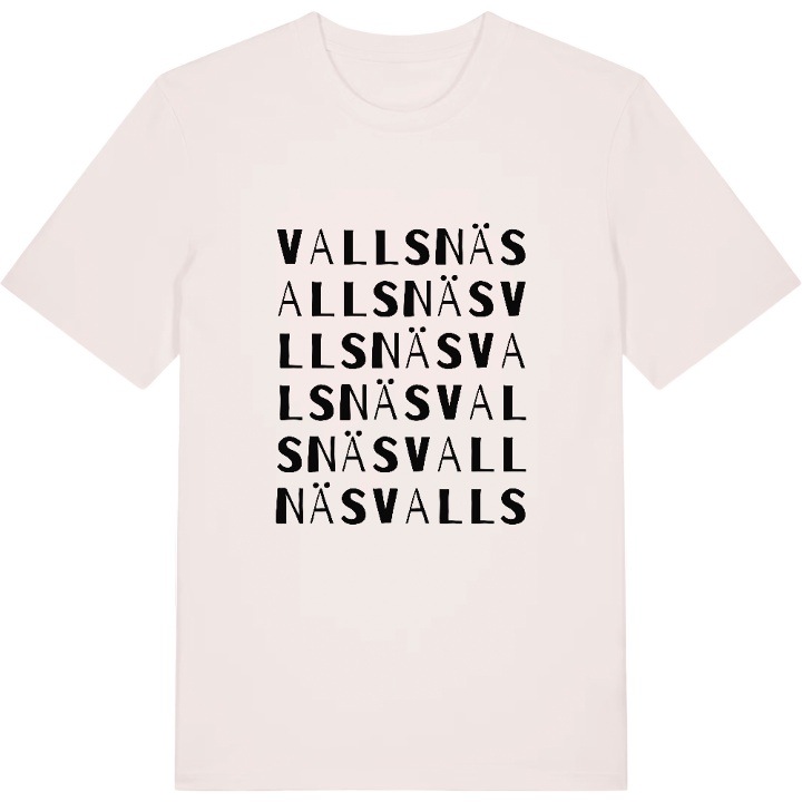 Vallsnäs ordlek t-shirt – t-shirt från PinShirt