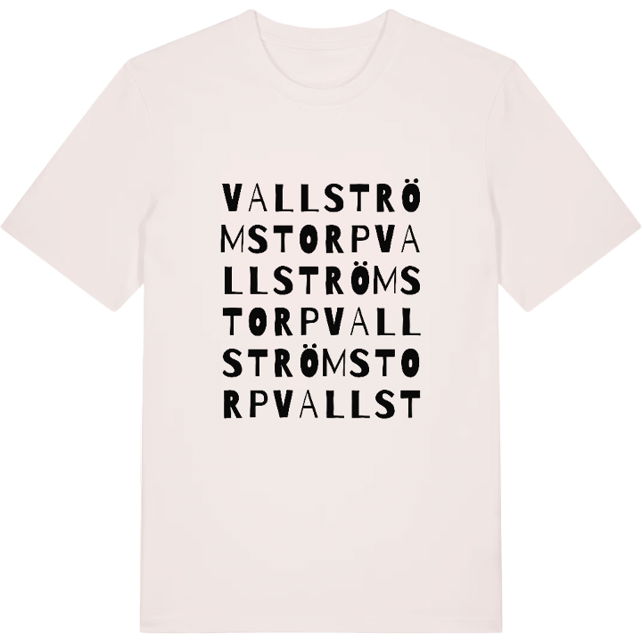 Vallströmstorp ordlek t-shirt – t-shirt från PinShirt