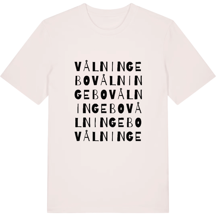 Vålningebo ordlek t-shirt – t-shirt från PinShirt