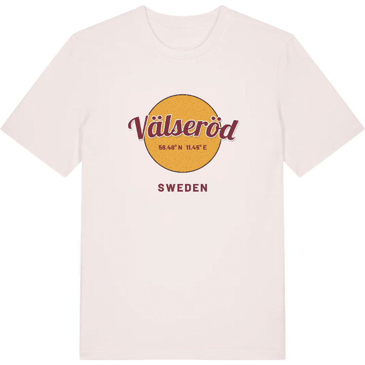 Välseröd cirkel t-shirt – t-shirt från PinShirt