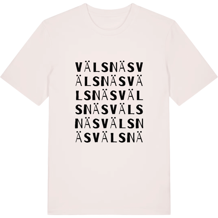Välsnäs ordlek t-shirt – t-shirt från PinShirt
