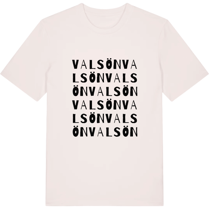 Valsön ordlek t-shirt – t-shirt från PinShirt