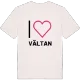 Jag älskar Vältan t-shirt stort tryck