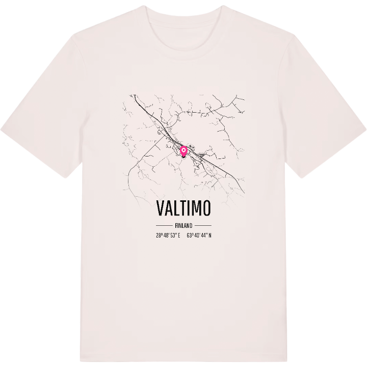 Valtimo karta t-shirt – t-shirt från PinShirt
