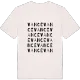 Vancé ordlek t-shirt