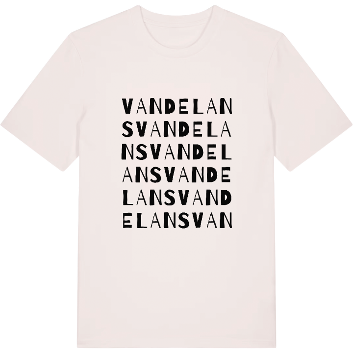 Vandelans ordlek t-shirt – t-shirt från PinShirt