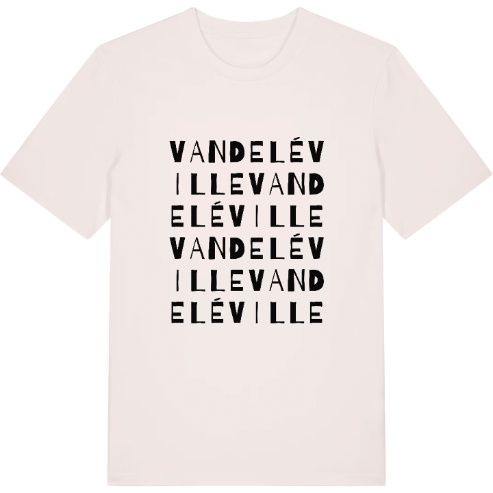 Vandeléville ordlek t-shirt – t-shirt från PinShirt