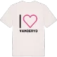 Jag älskar Vanderyd t-shirt stort tryck