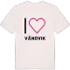 Jag älskar Vändvik t-shirt stort tryck