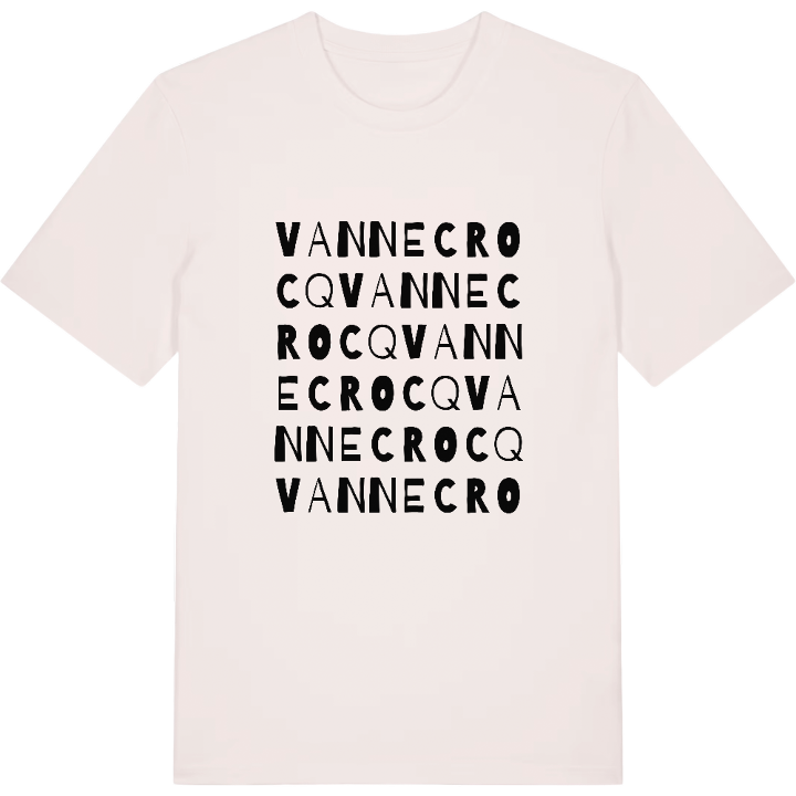 Vannecrocq ordlek t-shirt – t-shirt från PinShirt