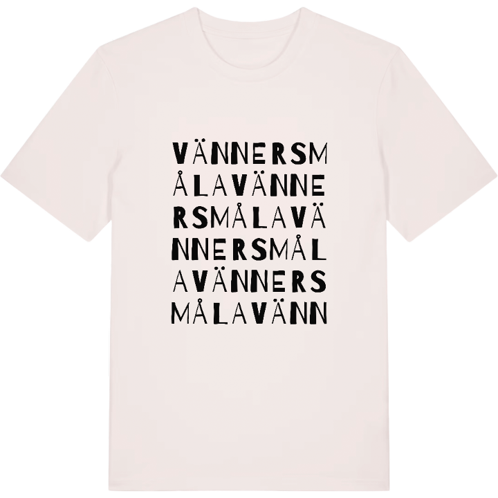Vännersmåla ordlek t-shirt – t-shirt från PinShirt