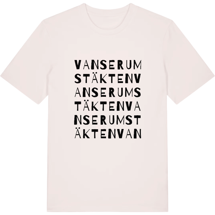 Vanserumstäkten ordlek t-shirt – t-shirt från PinShirt