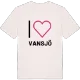 Jag älskar Vansjö t-shirt stort tryck