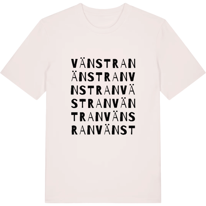 Vänstran ordlek t-shirt – t-shirt från PinShirt