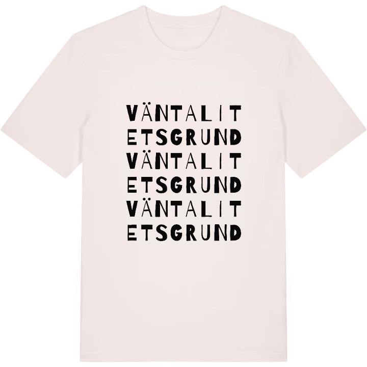 Vänta litets grund ordlek t-shirt – t-shirt från PinShirt
