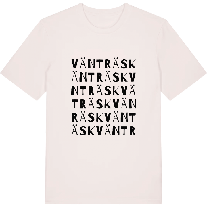Vänträsk ordlek t-shirt – t-shirt från PinShirt
