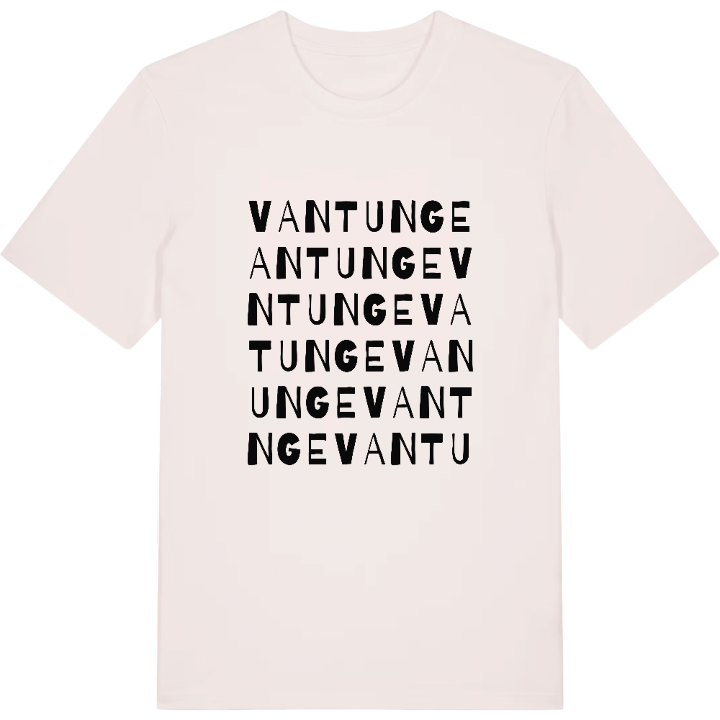 Vantunge ordlek t-shirt – t-shirt från PinShirt