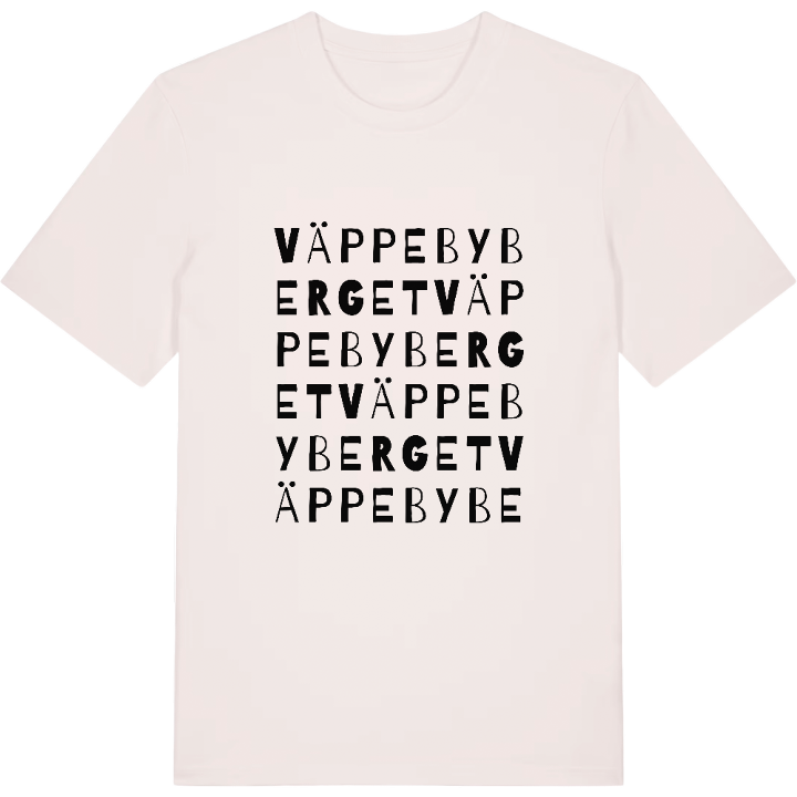 Väppebyberget ordlek t-shirt – t-shirt från PinShirt