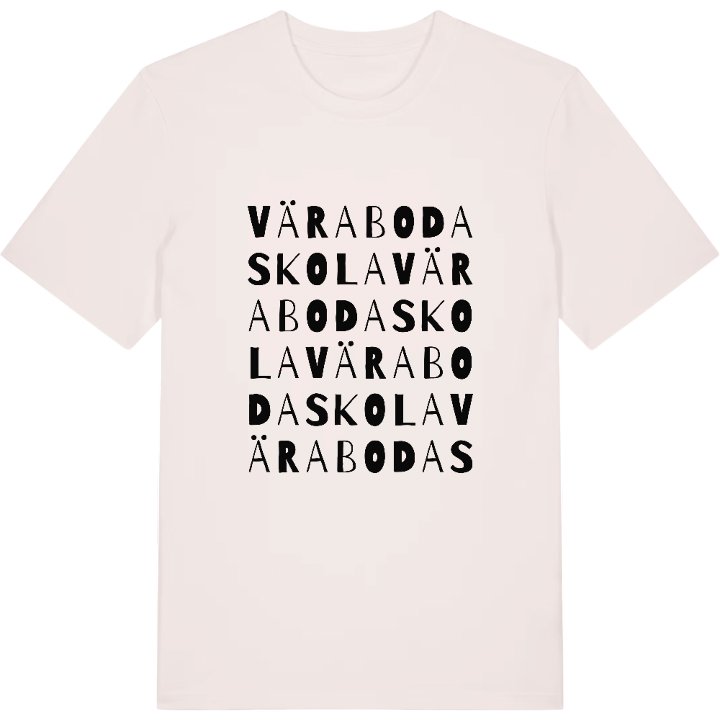 Väraboda skola ordlek t-shirt – t-shirt från PinShirt