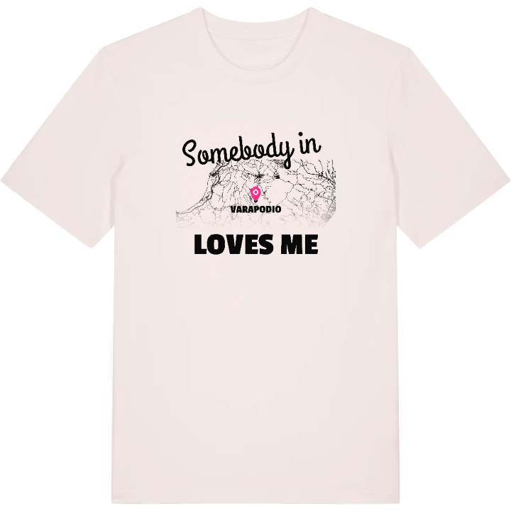 Någon i Varapodio älskar mig t-shirt – t-shirt från PinShirt