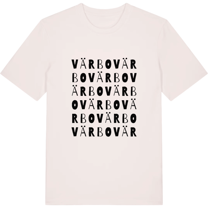 Värbo ordlek t-shirt – t-shirt från PinShirt