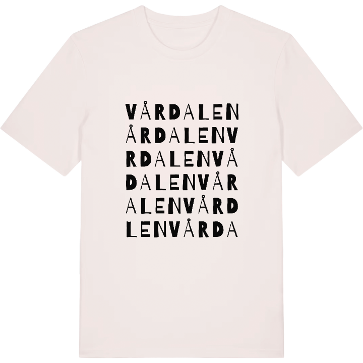 Vårdalen ordlek t-shirt – t-shirt från PinShirt