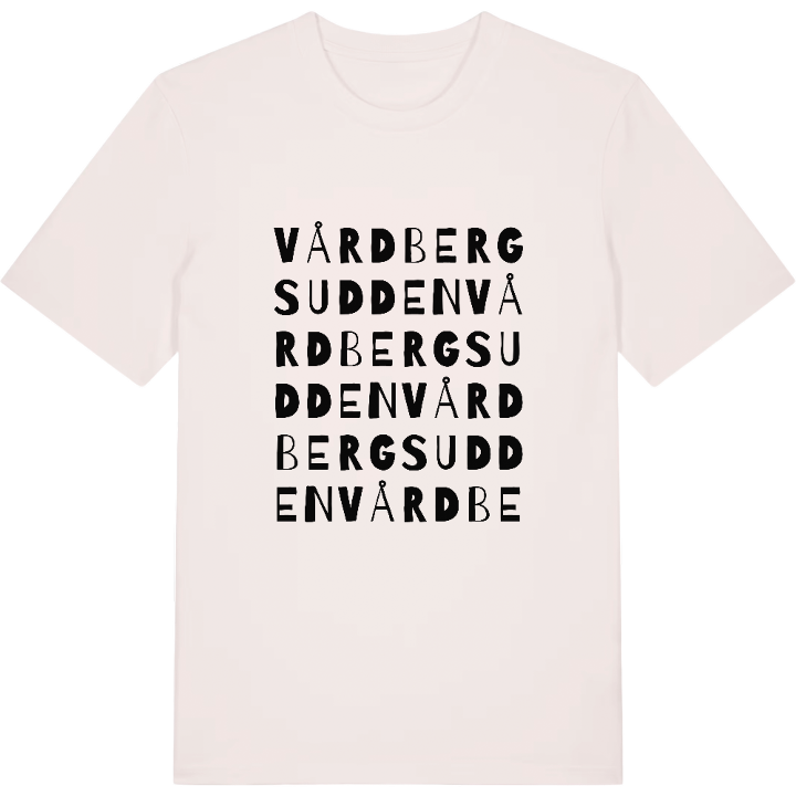 Vårdbergsudden ordlek t-shirt – t-shirt från PinShirt