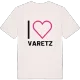 Jag älskar Varetz t-shirt stort tryck