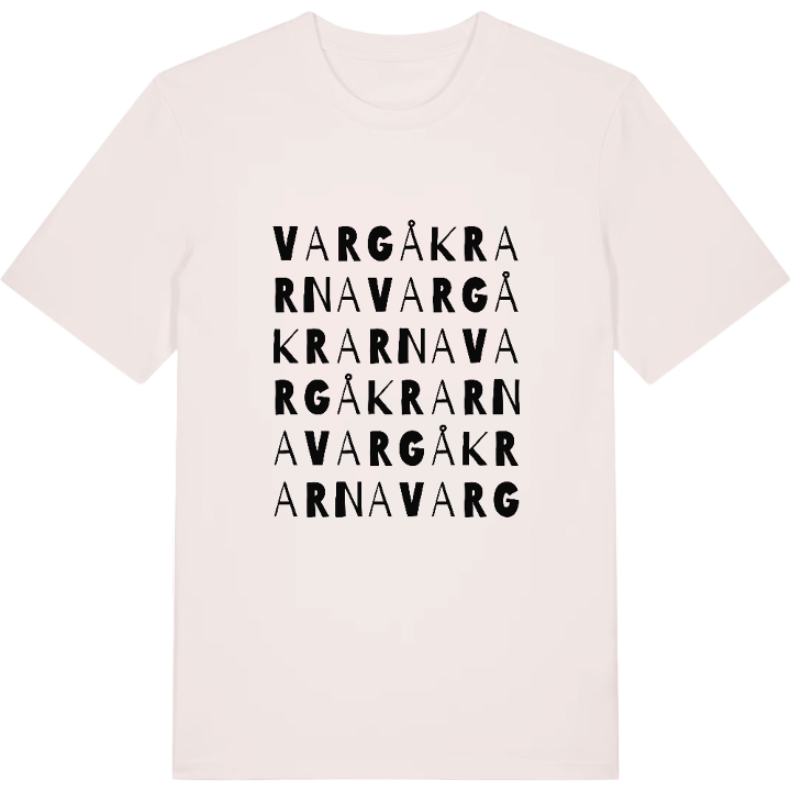 Vargåkrarna ordlek t-shirt – t-shirt från PinShirt