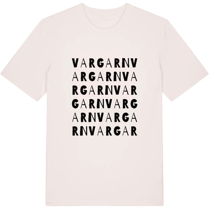 Vargarn ordlek t-shirt – t-shirt från PinShirt