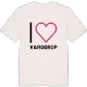 Jag älskar Varggrop t-shirt stort tryck